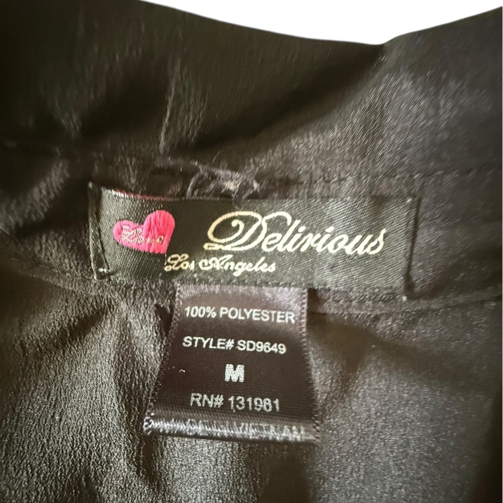 Striped Sleeveless Mini Dress - Size M - Picture 5 of 6